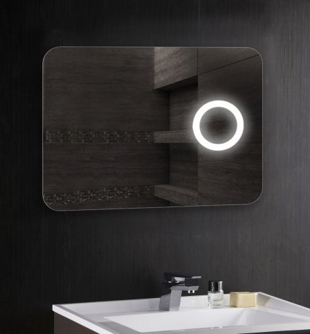 Зеркало «Визуал» с LED кругом-подсветкой