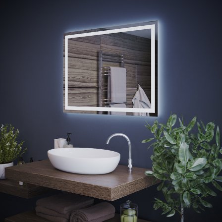 Зеркало «Астра» с интерьерной подсветкой по периметру