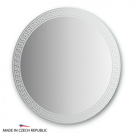 Зеркало с орнаментом - меандр 80x80см